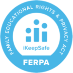 FERPA compliance badge ensuring student privacy protection